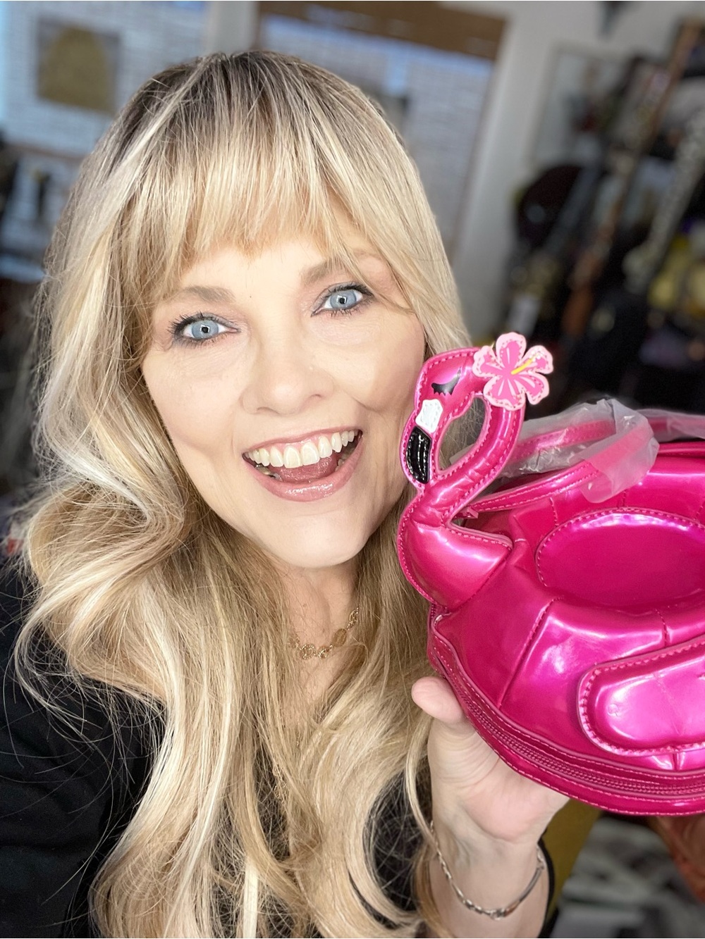 BETSEY JOHNSON Flamingo Crossbody Hot As Flock